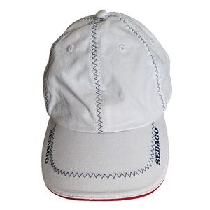 Sebago White Classic Baseball Cap Adjustable